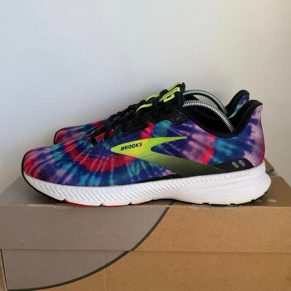 Brooks Launch 8 Rock N Roll Tie Dye Women Running Sneakers- SZ 9 - Picture 2 of 16
